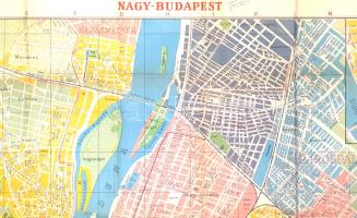 [Térkép] Nagy-Budapest térképe. Mértéke: 1:18,000 - 1:22,000. (1942 körül).
Budapest, [1942 körül]....