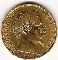 Franciaország 1860 20Fr "Napoleon" 6,4516g arany T:3+   aranyáron !