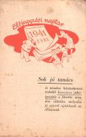 Háztartási előjegyzési naptár. Szerkeszti: Ráth Sándor. (1941).
(Budapest), [1940]. (Globus Nyomdai...