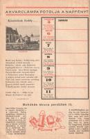 Háztartási előjegyzési naptár. Szerkeszti: Ráth Sándor. (1941).
(Budapest), [1940]. (Globus Nyomdai...