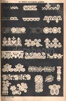 Vedrődi István:
Magyar népművészeti díszítőelemek alkalmazása. Tervezte és rajzolta Vedrődi István....