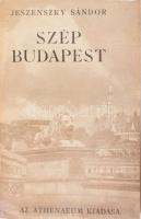 Jeszenszky Sándor: Szép Budapest. Bp. 1928. Athenaeum. 223 l. A borító Balogh Rudolf munkája. Fűzve, illusztrált kiadói borítékban, gerincen kis sérüléssel