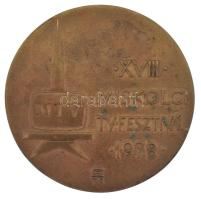 Szentirmai Zoltán (1941-) 1978. "MTV - XVIII. Miskolci TV fesztivál 1978" kétoldalas, öntö...