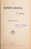 Pekár Gyula: Az esztendő legendája. Bp. 1899, Athenaeum. 2 lev., 298 l. Számos egész oldalas képpel illusztrálva, melyeket Heyer A. készített. Korabeli amatőr kötésben, sérült borítóval, fűzés elvált, lapok jó állapotban