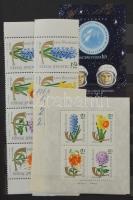 Kis tétel az 1960-as évek első feléből, sok blokkal, 6 lapos közepes berakóban