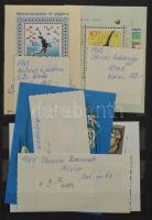 Kis tétel az 1960-as évek első feléből, sok blokkal, 6 lapos közepes berakóban