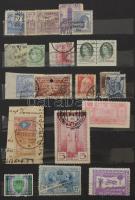 Elfogazások, céglyukasztások, újnyomatok, levélzárók, érdekességek 12 lapos, közepes berakó néhány o...
