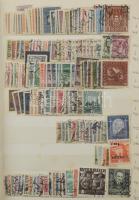 Ausztria gyűjtemény, 2.000-2.500 klf bélyeg sűrűn rakva 10 lapos, közepes berakóban