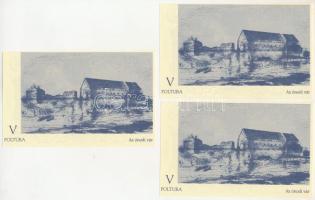 2007. Ónod V Poltura (3db) alacsony sorszámmal, sorszámkövetők "000176 - 000178" T:UNC