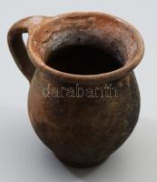 Tejfeles edény. Alföld, cca 19. sz középső harmada, m: 8,5 cm