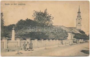 1923 Tenke, Tinca; Református templom / Calvinist church (fl)