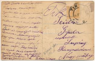 1923 Tenke, Tinca; Református templom / Calvinist church (fl)