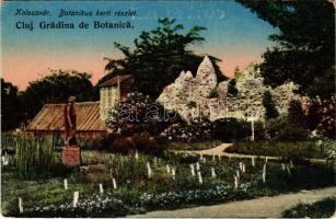 Kolozsvár, Cluj; Botanikus kert. Keszey Albert kiadása / Gradina de Botanica / botanical garden (kopott sarkak / worn corners)