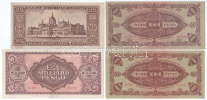 1945-1946. 50P-100.000BP (9xklf) T:F közte szép papír