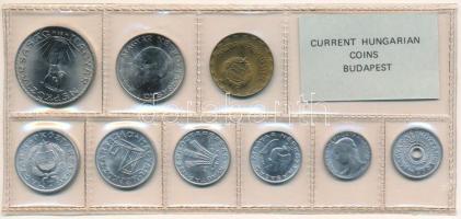 1981. 2f-10Ft (9xklf) érmés forgalmi sor fóliatokban, benne 10Ft Ni "FAO" T:UNC
Adamo FO1...