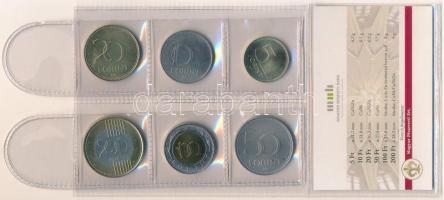 2012. 5Ft-200Ft (6xklf) "MAGYARORSZÁG" forgalmi sor fólia tokos szettben T:UNC