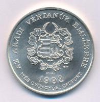 Bognár György (1944-) 1992. "MÉE Gyöngyösi Csoport - Aradi Vértanúk / Dessewffy Arisztid" kétoldalas, jelzett Ag emlékérem kapszulában (34,50g/0.640/42,5 mm) T:UNC Adamo GS11