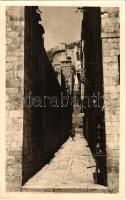 Dubrovnik, Ragusa; utca, torony / street view, alley, tower. Fotospecial photo