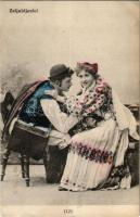 Zaljubljenici / Horvát népviselet / Croatian folklore (EK)