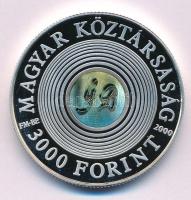 2000. 3000Ft Ag "Gábor Dénes" kapszulában T:PP Adamo EM166