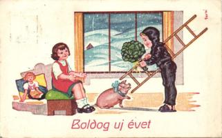 New Year chimney sweeper s: Gyulai