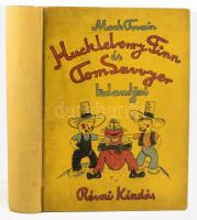 Twain, Mark: Huckleberry Finn és Tom Sawyer kalandjai. Bp., Révai. A fordítást átnézte Karinthy Frigyes. Kiadói egészvászon kötés, kopottas állapotban.