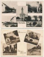 Szigetújfalu - 2 db régi képeslap