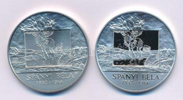 2014. 2000Ft Cu-Ni-Zn "Spányi Béla halálának 100. évfordulója" kapszulában + 10.000Ft Ag &...