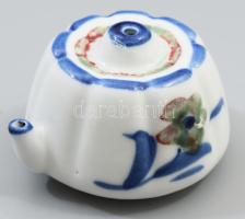 Kínai tusfestő vízcsepegtető, jelzett, hibátlan, 8x5 cm