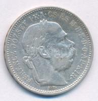 1895KB 1K Ag "Ferenc József" T:VF,F patina
Adamo K5