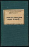cca 1930 Szegezőlakatosmunkák pengős árszabálya, kiadja: Lakatosmesterek és Rokonszakmák Országos Szövetsége, 48p
