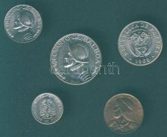 Panama 1968-73. 1c, 2 1/2c, 5c, 1/10B, 1/4B T:2