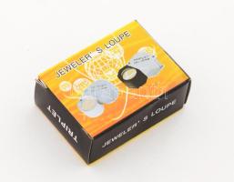 Ékszerész lupé, 30x, eredeti dobozában