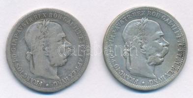 Ausztria 1900-1901. 1K Ag "Ferenc József" (2xklf) T:VF,F patina
Austria 1900-1901. 1 Coro...