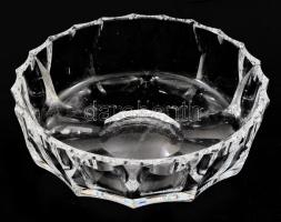 Ólomkristály kínáló, hibátlan, d: 18 cm, m: 5 cm