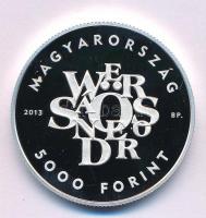 2013. 5000Ft Ag "Weöres Sándor születésének 100. évfordulója" kapszulában T:PP Adamo EM257