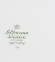 Bavaria "Dorothea" kínai edény mintás 3 részes kávészervírozó szett, jelzett, hibátlan, 13...