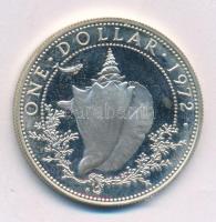 Bahamák 1972. 1$ Ag "II. Erzsébet" T:AU (eredetileg PP) Bahamas 1972. 1 Dollar Ag "Elisabeth II" C:AU (originally PP) Krause KM#65a