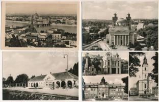Kb. 55 MODERN főleg magyar város képeslap / 55 MODERN mainly Hungarian town-view postcards