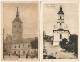 30 db RÉGI főleg magyar város képeslap, vegyes minőség / 30 pre-1945 Hungarian town-view postcards, ...
