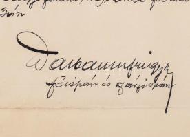 48 db levél dr. Pándy Kálmán elmeorvos, ideggyógyásznak küldve, közte főispán, államtitkár által írt...