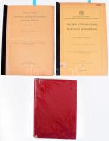 Báró Nopcsa Ferenc 2 műve:  Észak-Albánia, Rácország és Keletmontenegró geológiai térképe. Különlenyomat a "Földtani Közlöny" 1916. évi XLVI. kötetének 7-12. füzetéből. Bp., 1916, Franklin, 227-231 p. + 1 t. Modern védőborítóban, benne az eredeti papírborítóval is.;  Adatok az északalbán parti hegyláncok geológiájához. Különlenyomat az Magyar Kir. Földtani Intézet évkönyve XXIV. köt. 5. füzetéből. Bp., 1916, Franklin, 3+368-392+2 p.+ XI-XIII (a XI-XII tábla fekete-fehér fotókkal illusztrált, a XIII táblán kihajtható térképpel) t. Modern védőborítóban, benne az eredeti papírborítóval is, régi intézményi bélyegzésekkel, névbejegyzéssel.;   + Hozzá: Tasnádi-Kubacska András: Báró Nopcsa Ferenc kalandos élete. Világjárók. Utazások és Kalandok. Bp.,[1937],Franklin, 143+1 p. + 8 (kétoldalas fekete-fehér fotókat tartalmazó képtáblák) t. Az utolsó oldalon egészoldalas térképpel. Átkötött egészvászon-kötés.   Báró felsőszilvási Nopcsa Ferenc (1877-1933) kalandos életű magyar paleontológus, geológus, albanológus, hírszerző, albán trónaspiráns. Ő volt az első magyarországi dinoszauruszlelet tudományos leírója.