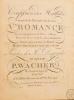 cca 1800-1850 Kotta-kolligátum, többek közt Chopin műveivel. Francia kiadások. Modern egészvászon-kö...