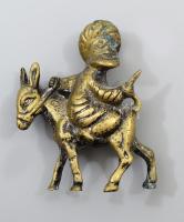 Naszreddin. Bronz szobor, m: 8 cm