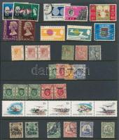 36 db tengeren túli és gyarmati bélyeg