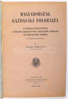 Fodor Ferenc: Magyarország gazdasági földrajza. A főiskolai hallgatóság, a magyar gazdaközönség, közgazdák, iparosok és kereskedők számára. Tudományos Földrajz Kézikönyve III. kötet. Bp., 1924., Franklin, 237+3 p.+ VII (térkép-mellékletek) t. Átkötött félvászon-kötés, kopott borítóval, hiányzó nagyméretű térkép-melléklettel.