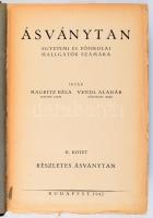 Mauritz Béla - Vendl Aladár: Ásványtan egyetemi és főiskolai hallgatók számára. II.: Részletes ásványtan. Az ásványok rendszerezése, részletes leírása, különös tekintettel a keletkezési körülményekre. Bp., 1942, Kir. M. Egyetemi Nyomda, (4)+503+(1) p. Szövegközi ábrákkal gazdagon illusztrálva. Átkötött félvászon-kötés, kopott borítóval, sérült, hiányzó gerinccel, laza fűzéssel, kijáró címlappal, ceruzás aláhúzásokkal.