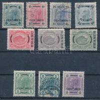 Osztrák Posta Krétán 1903 10 érték ( Mi EUR 270.-)