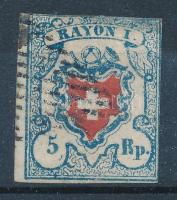 Svájc 1851 Mi 17 II (Mi EUR 130.-)