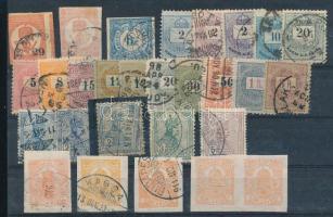 1871-1913 28 db bélyeg jobbakkal